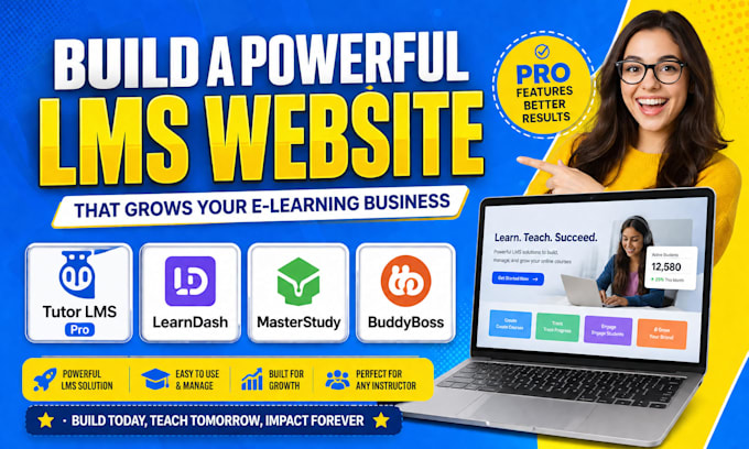 build wordpress lms website using tutor lms pro learndash masterstudy buddyboss