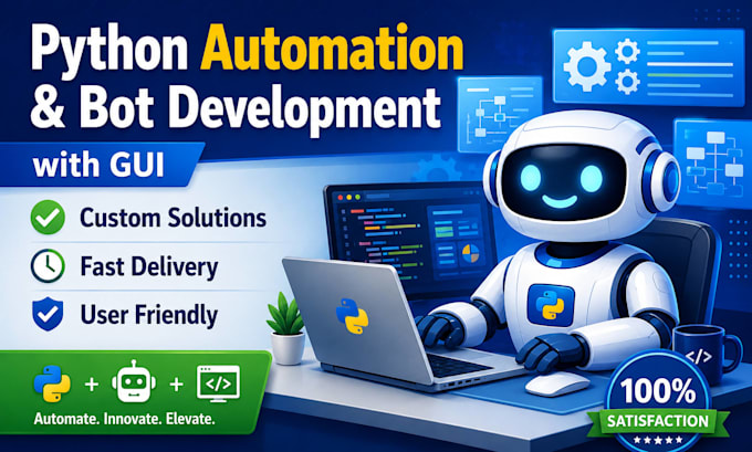 build python bots web scrapers ai automation tools telegram and discord bots