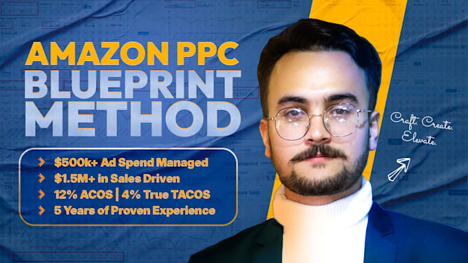 create and optimize amazon PPC campaigns, amazon ads, and manage advertising