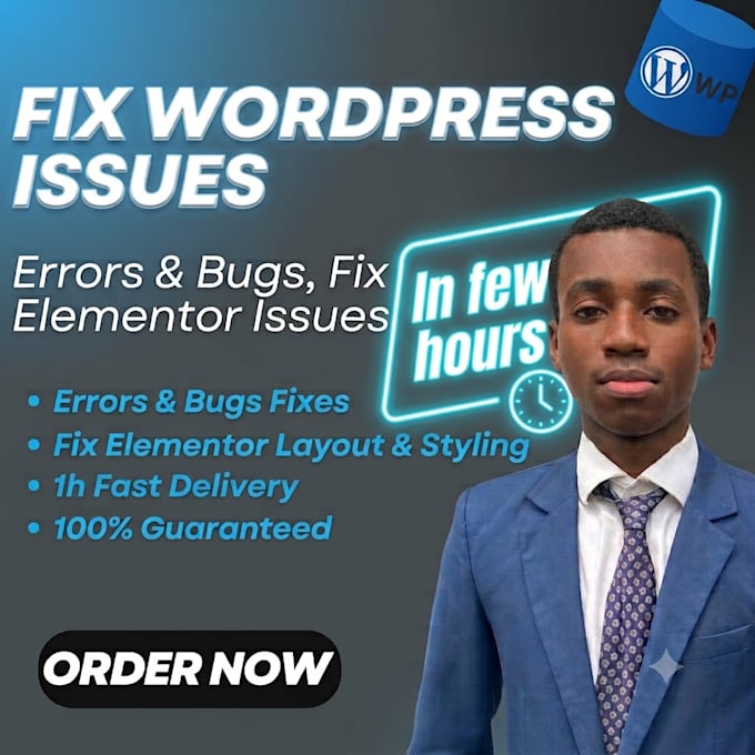 fix wordpress issues, wordpress errors, and bugs urgently