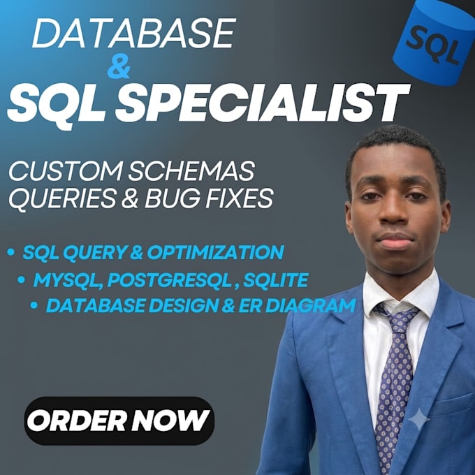 write sql queries, design database schemas, and fix sql errors