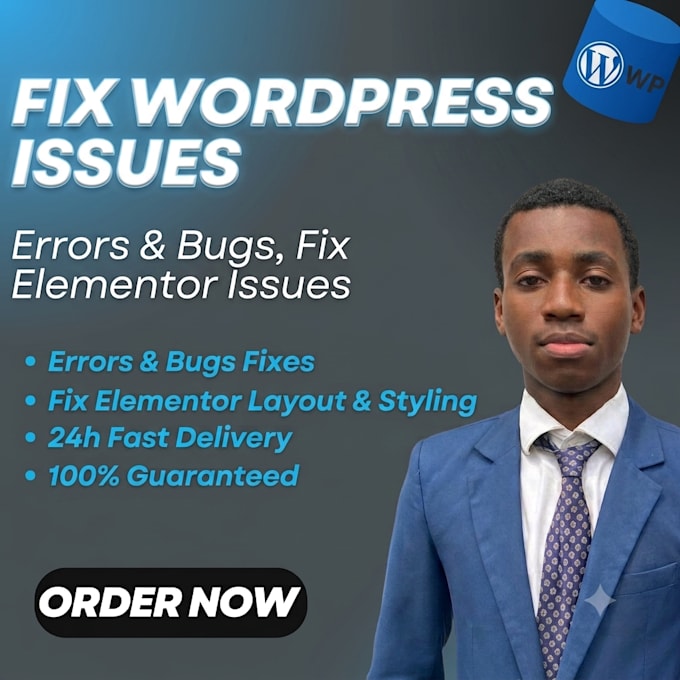 fix wordpress issues, wordpress errors, and bugs urgently