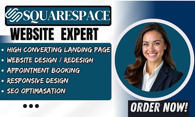 do squarespace website, website develoment, design or redesign squarespace