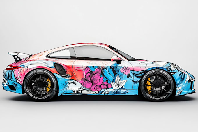 awesome car wrap design