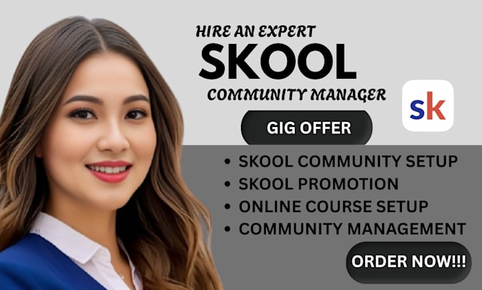 setup skool online community skool community manager online course