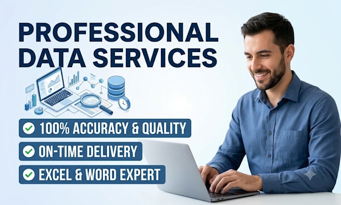 do professional data entry, web reseach and copy paste tasks