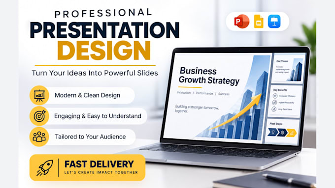 design powerpoint presentation slides, redesign business powerpoint, pitch deck