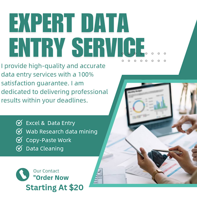 do accurate data entry, excel, pdf to excel and copy paste