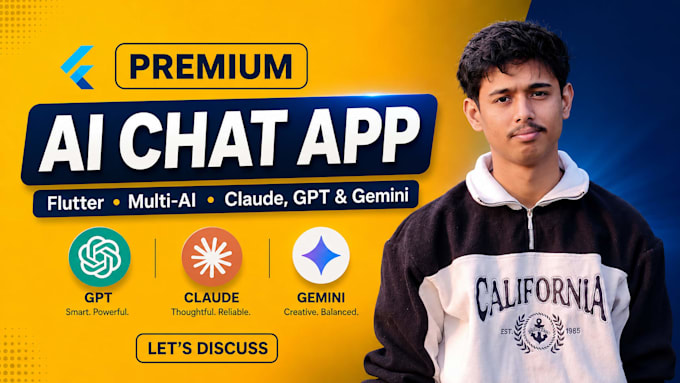 build a premium ai chat app with flutter, claude, gpt, and gemini