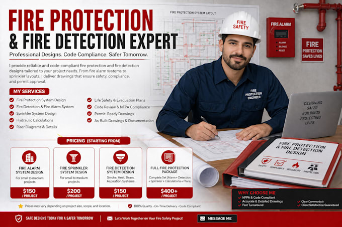 design professional fire protection and fire detection systems