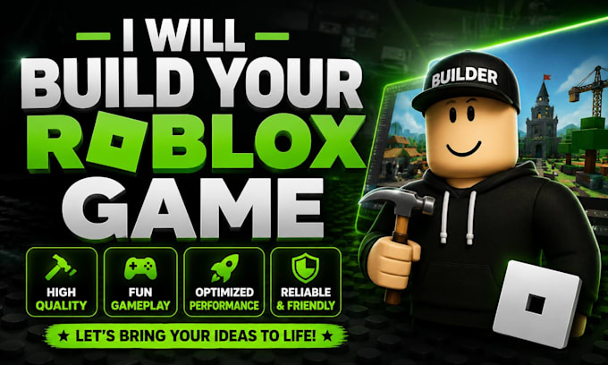 develop a custom monetized roblox game, roblox simulator, obby, or tycoon game