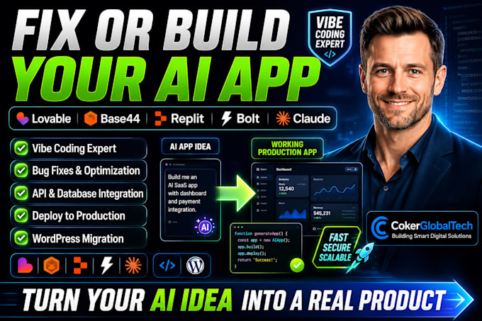 copy clone convert wix, fix vibe coded app migrate lovable to worpress, durable