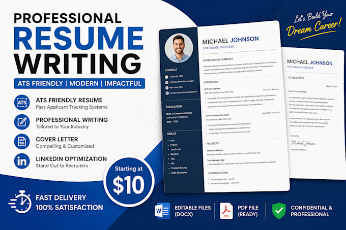 creat resume and cv