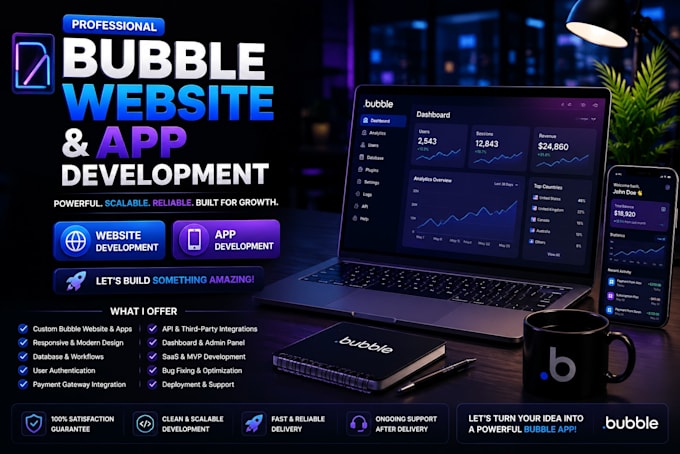 create bubble io website, saas app mvp, bubble developer, bubble io, bubble app