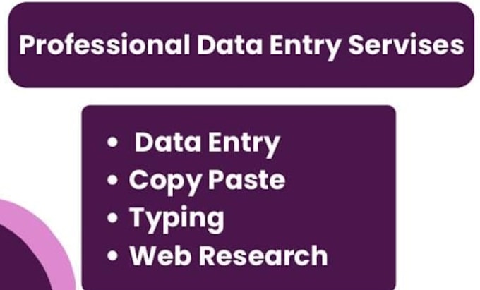 do data entry copy paste typing and microsoft excel work
