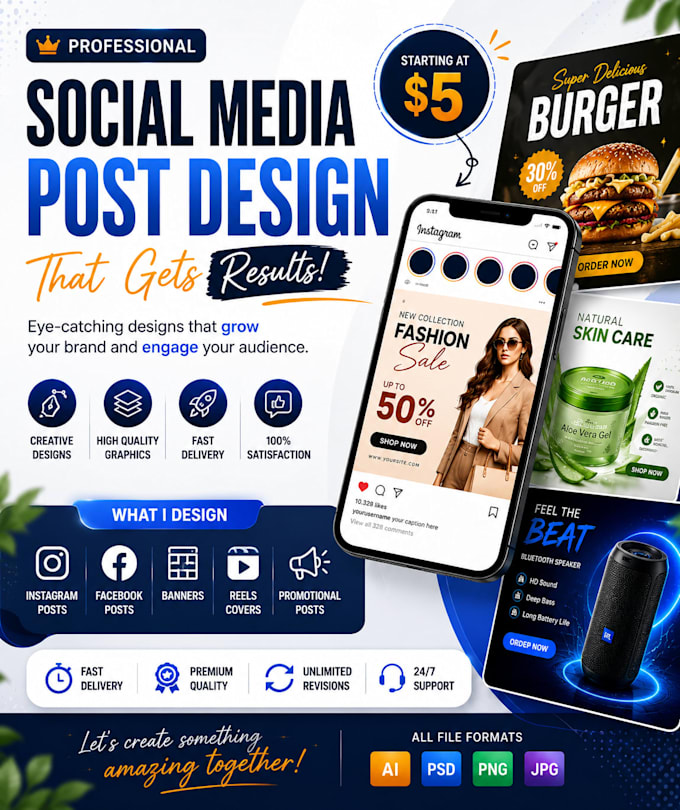 design facebook and instagram post