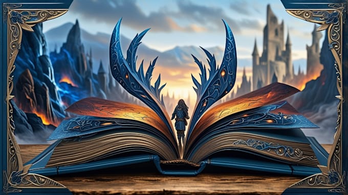do fantasy book cover, thriller book cover design