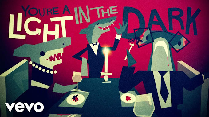 create an awesome animated lyric video