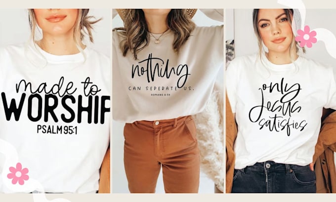 create custom christian t shirt design with bible verses