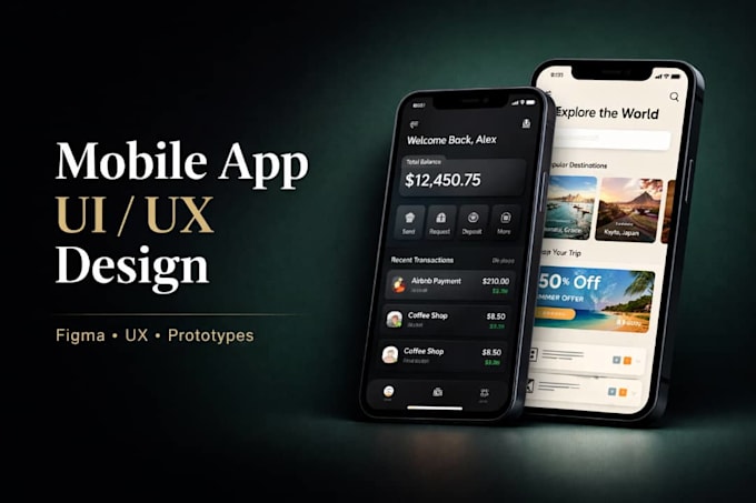 design mobile app UI UX for saas and fintech