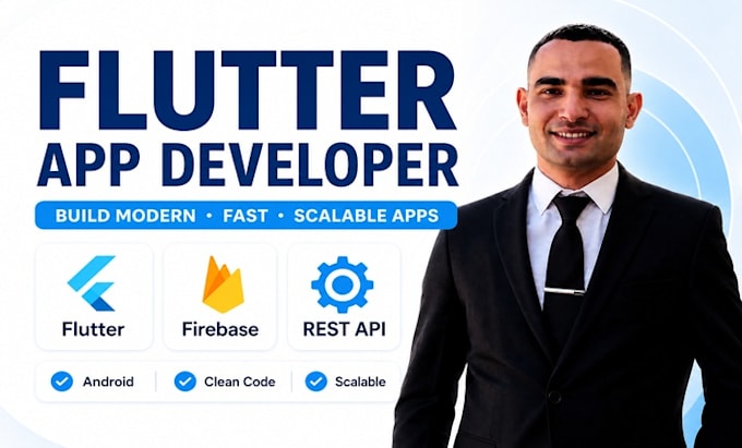 build a  flutter mobile app for android and ios