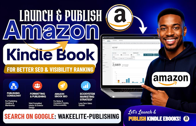 launch amazon kindle book, ebook publishing, optimize for better SEO ranking