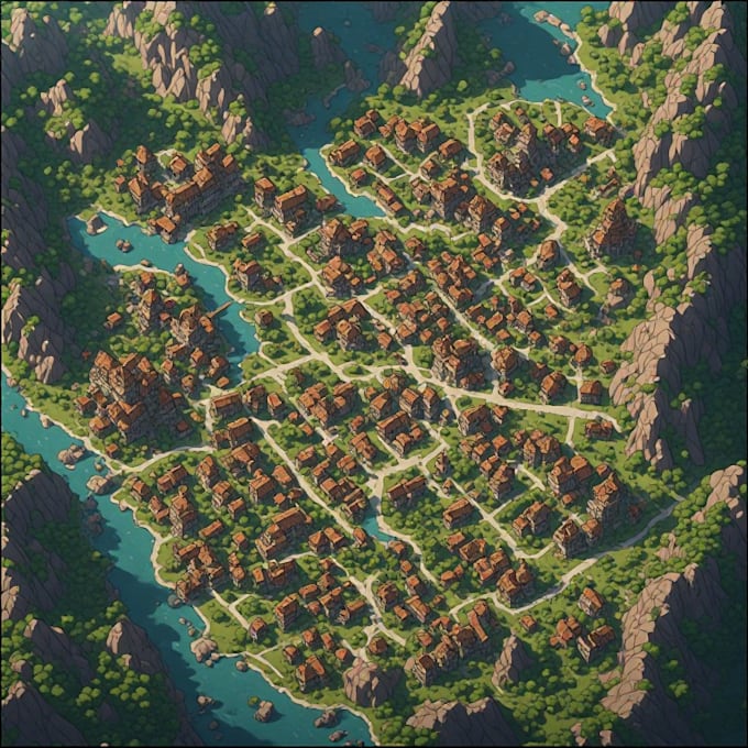 draw vector maps, event maps, fantasy festival maps