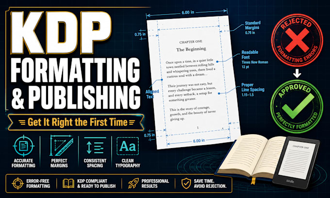 publish book on amazon KDP, book formatting, amazon KDP book publishing