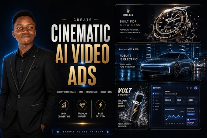 create cinematic ai video ads