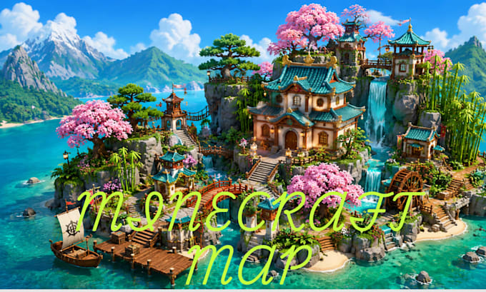 create a custom minecraft map, spawn, lobby, survival world, and terrain