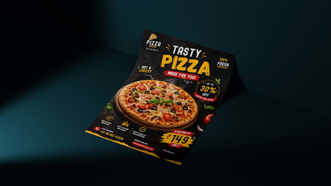 create premium restaurant, food, menu, ads and cafe promotional designs