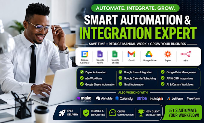 automate n8n google sheet calender forms zapier email drive integration