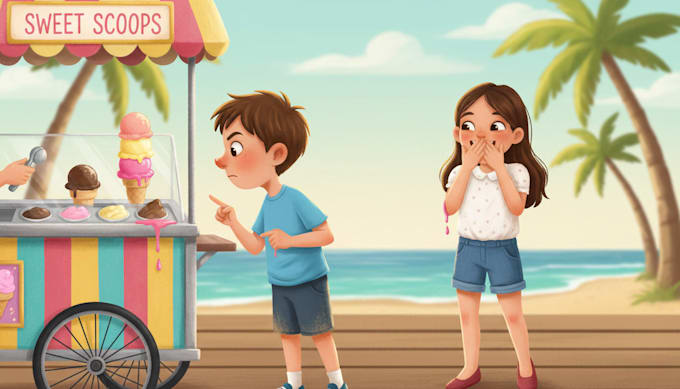 create delightful children book illustrations with vibrant custom artwork
