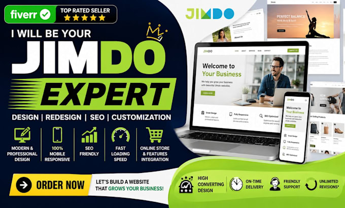 be your jimdo expert for jimdo website design redesign and SEO
