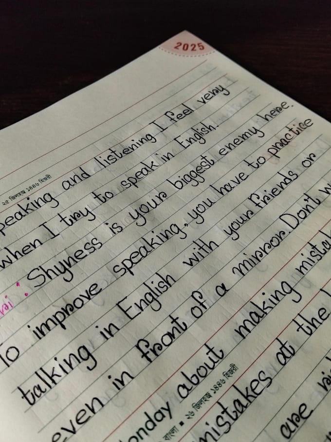 write anything in my neat handwriting