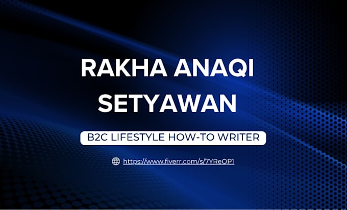 write strategic b2c lifestyle articles and how to guides