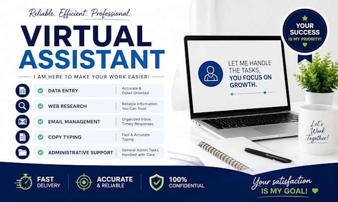 do admin, research, and data entry assistant