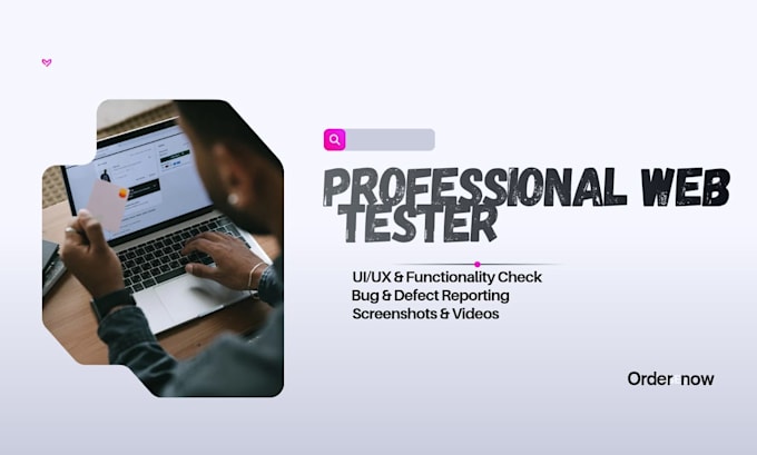 do professional website testing and usability testing