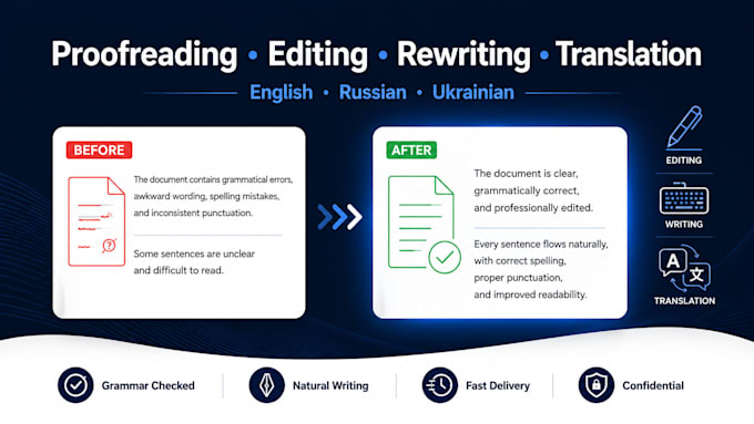 write and edit clear, professional texts