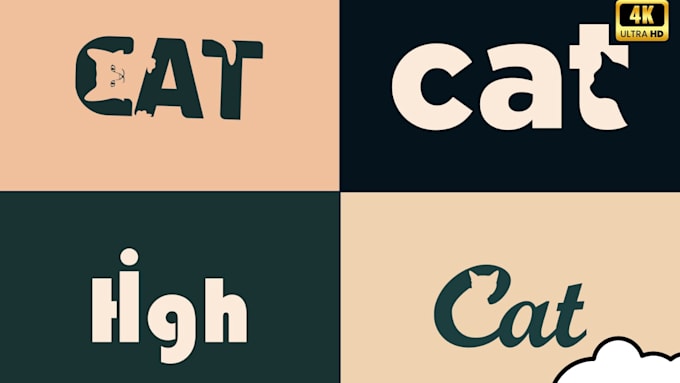 design creative, minimal, negative space, word combination wordmark, custom logo