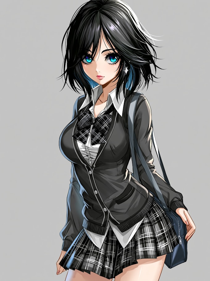 do a anime character