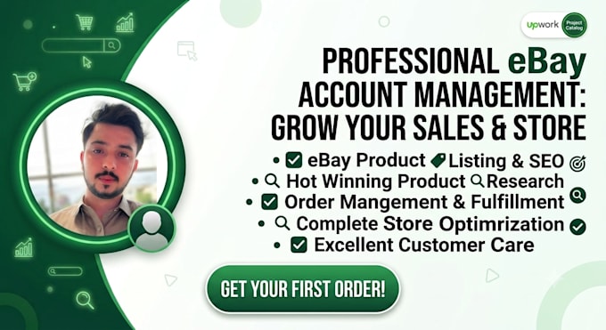 do ebay product listing, seo title optimization and store management