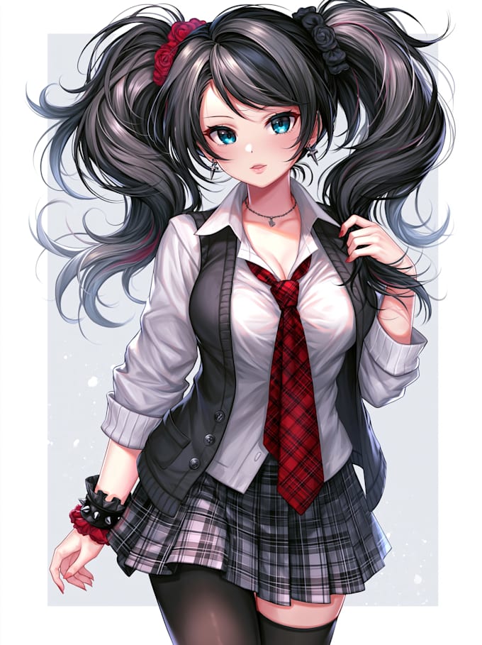 do a anime character