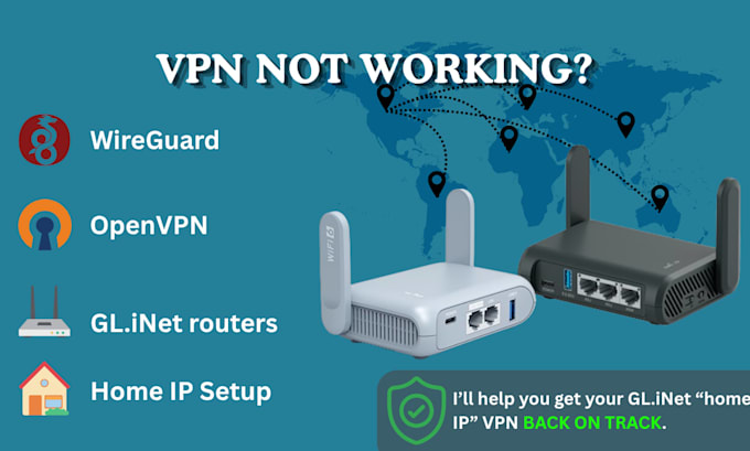 troubleshoot your glinet home IP VPN setup