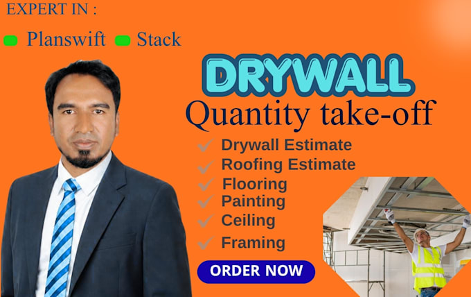 do drywall paint cost estimation using planswift