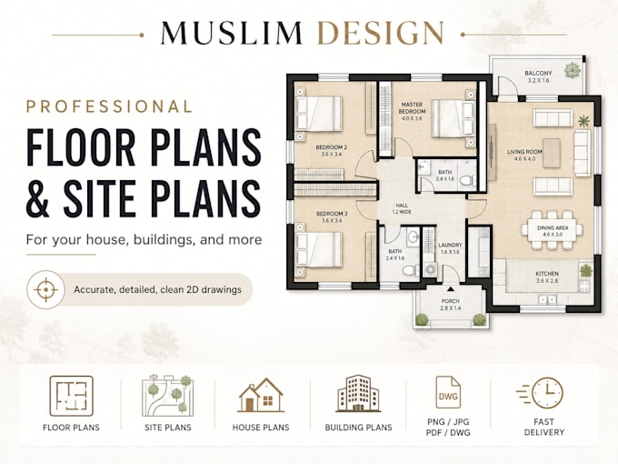 create 2d autocad drawings and site and house planes