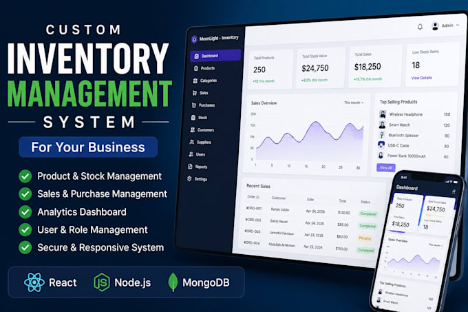 develop a custom inventory management system for your business