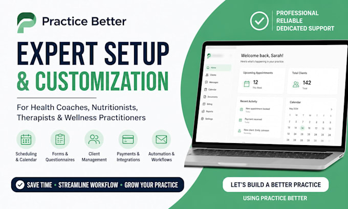 setup, customize, automate and migrate your practice better account