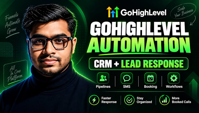 set up gohighlevel CRM automation and lead follow up