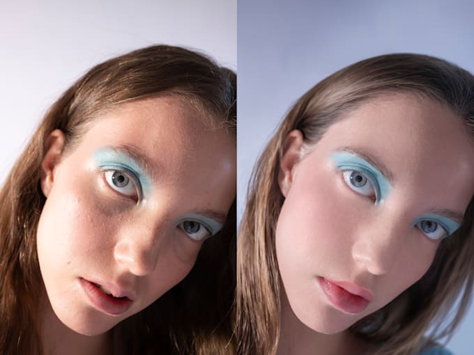 do natural skin retouching and photo editing